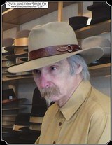 Hat Band- Saddle Makers Leaf and Vine Rich Mahogany - 1 of 10