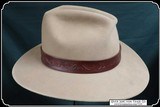 Hat Band- Saddle Makers Leaf and Vine Rich Mahogany - 6 of 10