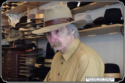 Hat Band- Saddle Makers Leaf and Vine Rich Mahogany - Image 2 of 10