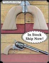 One Piece Smooth Bone Grips for 1st and 2nd Gen Colt SAA RJT# 7232 - 1 of 8