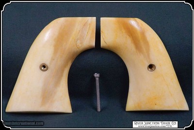 Colt 1st and 2nd Gen SAA Smooth Bone Grips 2 Piece RJT#7236 - Image 5 of 8