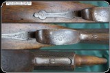 Antique12ga SxS percussion coachgun Engraved with pistol grip - 14 of 17