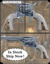 Uberti 1873 Elk 2 Piece Grips with Bark RJT# 7261