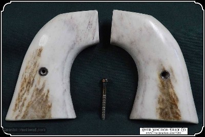 Uberti 1873 Elk 2 Piece Grips with Bark RJT# 7261 - Image 5 of 8