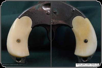 Hand Crafted Smooth Bone Merwin Hulbert Grips RJT# 7290 - Image 4 of 9