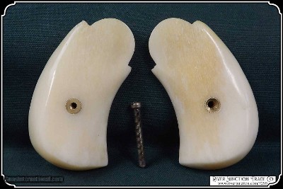 Hand Crafted Smooth Bone Merwin Hulbert Grips RJT# 7290 - Image 6 of 9