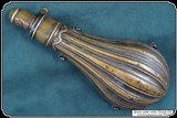 Copper powder flask Marked G. & J. W. Hawksley - 5 of 9