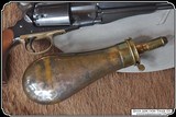 Civil War copper powder flask, marked “American Flask & Cap Co.” - 2 of 8