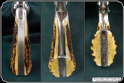 Light Antiqued Jigged Elk for Colt Python - Image 4 of 8