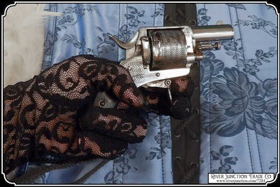 Engraved Folding Trigger Revolver - Image 4 of 18