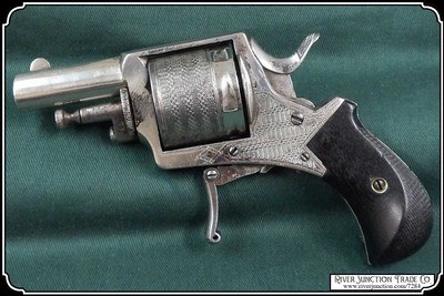 Engraved Folding Trigger Revolver - Image 6 of 18