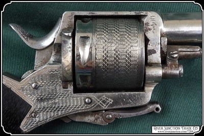 Engraved Folding Trigger Revolver - Image 9 of 18