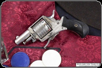 Engraved Folding Trigger Revolver - Image 2 of 18