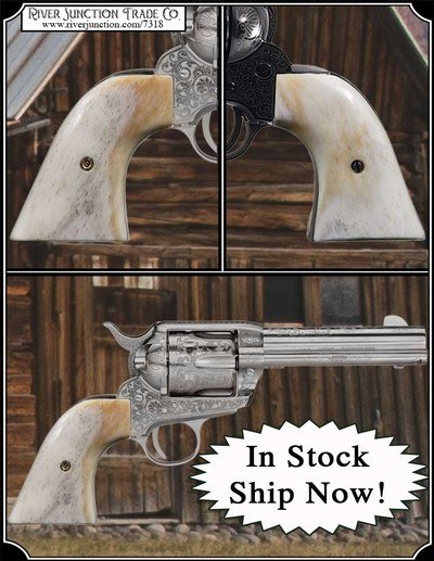 1873 Outlaw Legacy from Taylor's and Co Smooth Bone Grips
