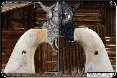1873 Outlaw Legacy from Taylor's and Co Smooth Bone Grips - Image 4 of 8