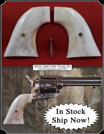Cimarron 1873 Cattleman Smooth Bone Grips