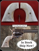 Cimarron 1873 Cattleman Smooth Bone Grips - 1 of 6