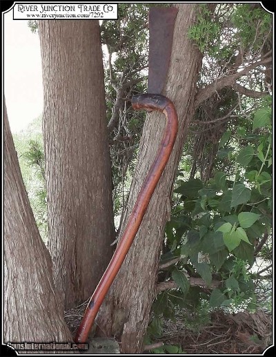 Homesteader anti-deer apple tree trimmer and TIPI pole trimmer