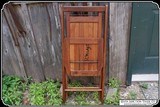Antique Folding Camp Chairs, 4 chair set. - 5 of 8