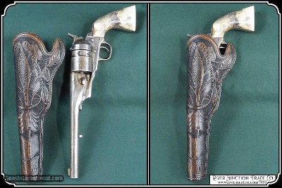J.C. Stewart Slim Jim Style Holster for 7.5 - 8 in Barrel Left Hand - Image 4 of 10