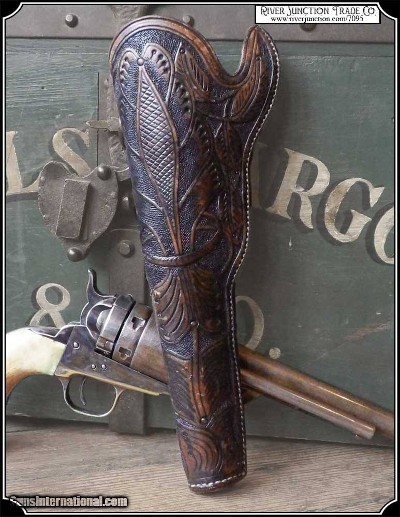 J.C. Stewart Slim Jim Style Holster for 7.5 - 8 in Barrel Left Hand