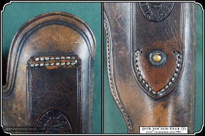 J.C. Stewart Slim Jim Style Holster for 7.5 - 8 in Barrel Left Hand - Image 8 of 10