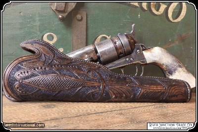 J.C. Stewart Slim Jim Style Holster for 7.5 - 8 in Barrel Left Hand - Image 2 of 10