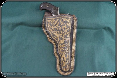 Fancy cactus fiber & Leather Right Hand Holster for Colt Lighting - Image 4 of 8
