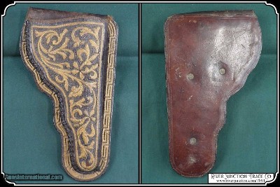 Fancy cactus fiber & Leather Right Hand Holster for Colt Lighting - Image 6 of 8