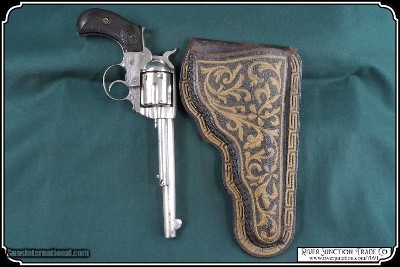 Fancy cactus fiber & Leather Right Hand Holster for Colt Lighting - Image 5 of 8