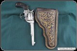 Fancy cactus fiber & Leather Right Hand Holster for Colt Lighting - 5 of 8