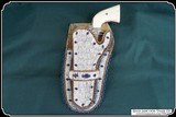 Hand Made Leather Holster with Traditional Beading - 3 of 9