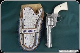 Hand Made Leather Holster with Traditional Beading - 4 of 9
