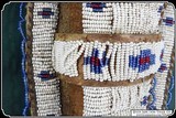 Hand Made Leather Holster with Traditional Beading - 7 of 9