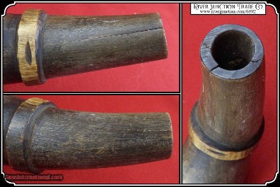 Large Antique militia Powder Horn - Image 6 of 7