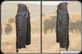 Original Antique shotgun chaps usable. - 5 of 10 Original Antique shotgun chaps usable. - 5 of 10