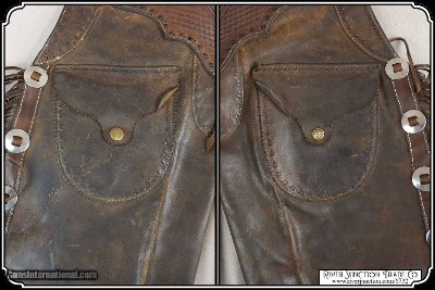 Original Antique shotgun chaps usable. - Image 7 of 10