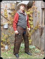Original Antique shotgun chaps usable. - 1 of 10 Original Antique shotgun chaps usable. - 1 of 10