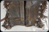 Original Antique shotgun chaps usable. - 8 of 10 Original Antique shotgun chaps usable. - 8 of 10