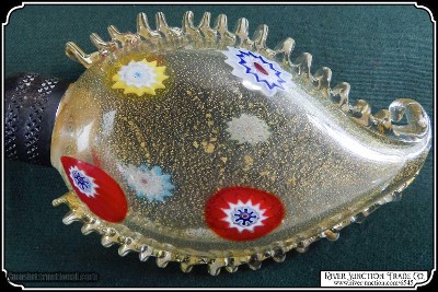 One of a kind "Rare" Venetian / Murano Millefiori glass scent bottle - Image 7 of 9