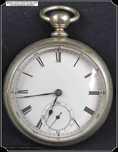 Fahys Oresilver No 1 Key Wind Pocket Watch