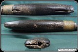 Original 19th Century hand forged scalping knife and beaded sheath - 10 of 14