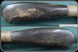 Original 19th Century hand forged scalping knife and beaded sheath - 9 of 14