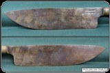 Original 19th Century hand forged scalping knife and beaded sheath - 7 of 14