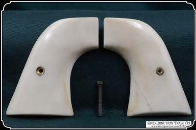 New Vaquero Smooth Bone Grips - Hand Crafted RJT# 7332 - Image 5 of 8