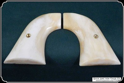 Natural Bone Hand Crafted New Vaquero Grips RJT# 7335 - Image 6 of 8
