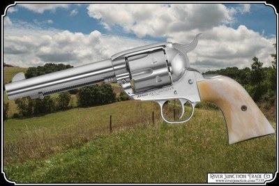 Natural Bone Hand Crafted New Vaquero Grips RJT# 7335 - Image 2 of 8