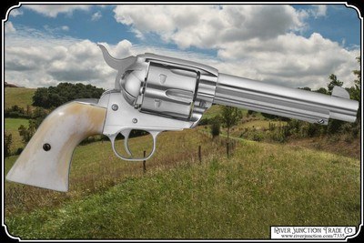 Natural Bone Hand Crafted New Vaquero Grips RJT# 7335 - Image 3 of 8