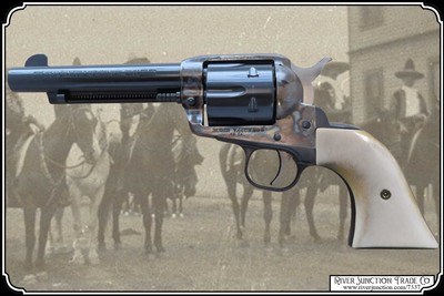 Unique Hand Crafted Bone Grips for Ruger Old Vaquero - Image 3 of 8