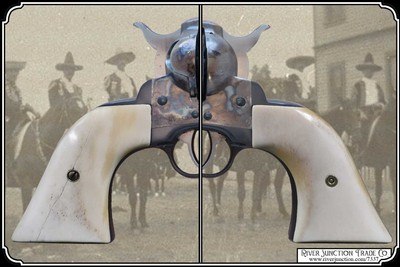 Unique Hand Crafted Bone Grips for Ruger Old Vaquero - Image 4 of 8